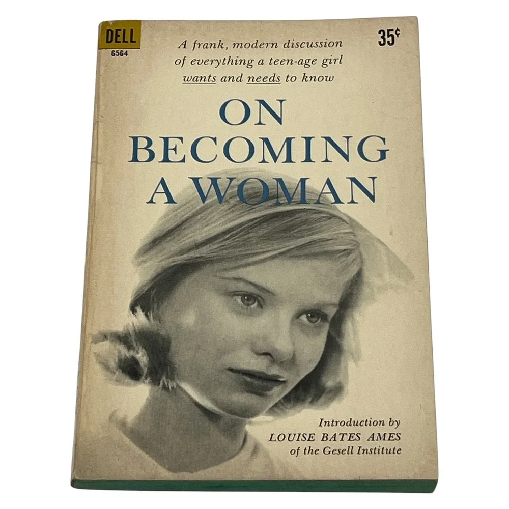 On Becoming A Woman Vintage 1963 Dell Paperback Book Louise Bates Ames